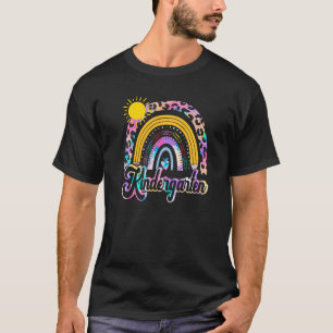 Team Kindergarten Squad Back To School Rainbow Kid T-Shirt