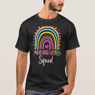 Team Kindergarten Squad Rainbow Teacher Student Fi T-Shirt