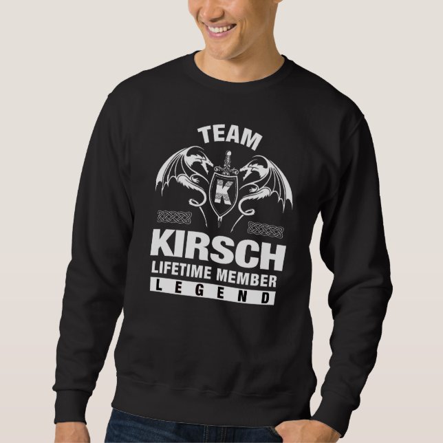 Team Kirsch Lifetime Member Sweatshirt (Front)