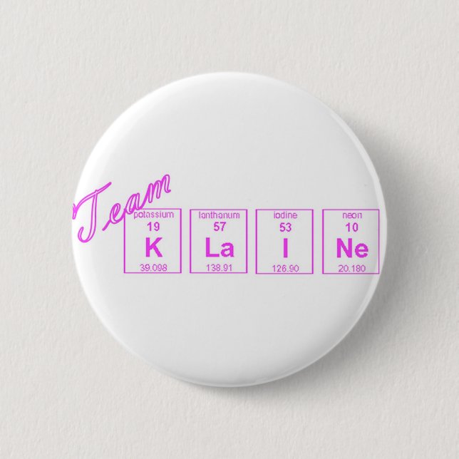 Team Klaine!!! 6 Cm Round Badge (Front)