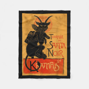 Team Krampus _ Krampus Christmas Crew _ Merry Kram Fleece Blanket