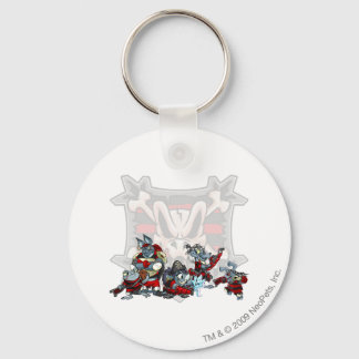 Team Krawk Island Group Key Ring