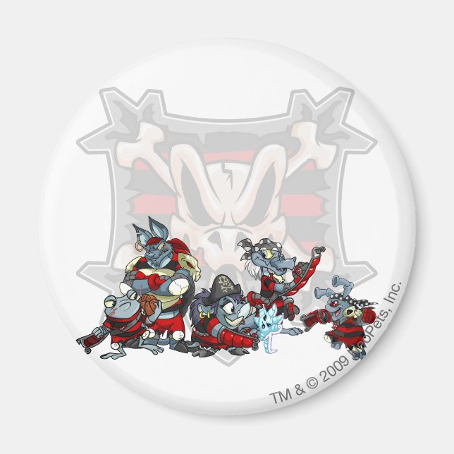 Team Krawk Island Group Magnet (Front)