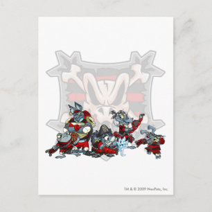 Team Krawk Island Group Postcard