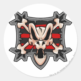Team Krawk Island Logo Classic Round Sticker