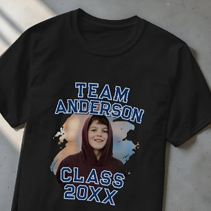 Team [Last Name] Graduation Photo Class of 20XX T-Shirt