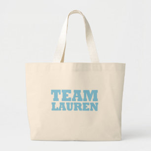 Team Lauren Large Tote Bag