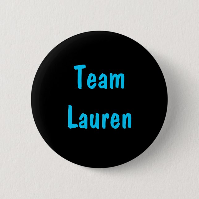 Team Lauren Pin (Front)