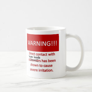 Team Lead Warning Coffee Mug