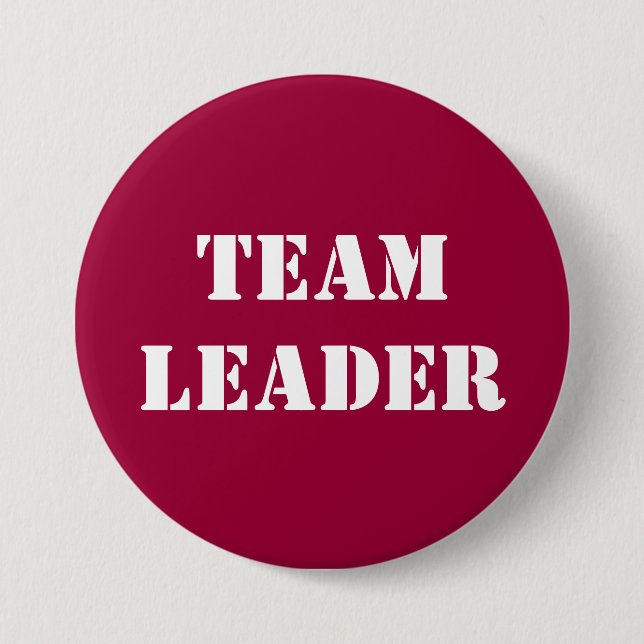 TEAM LEADER - buttons (Front)
