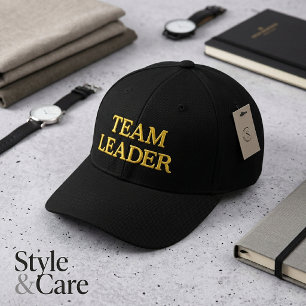 TEAM LEADER Embroidered Baseball Cap for Leaders