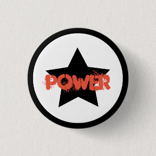 Team Leader Power Star Button Pin