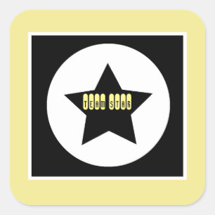 Team Leader Star Funky Sticker