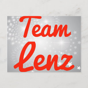 Team Lenz Postcard