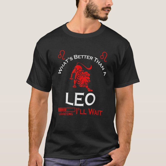 Team Leo Man or Leo Woman Retro Style Horoscope Bi T-Shirt (Front)