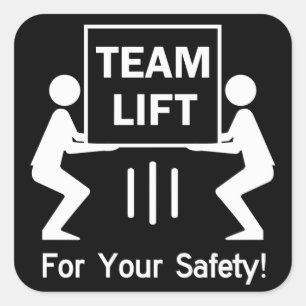 Team Lift Square Sticker