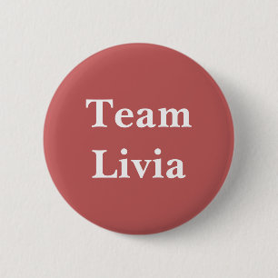 Team Livia Roman Empress 6 Cm Round Badge
