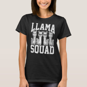 Team Llama Squad  Animal For Men Women Fun Squad   T-Shirt