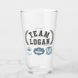Team Logan Gilmore Girls Design Glass