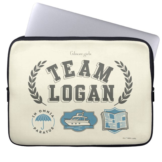 Team Logan Gilmore Girls Design Laptop Sleeve (Front)