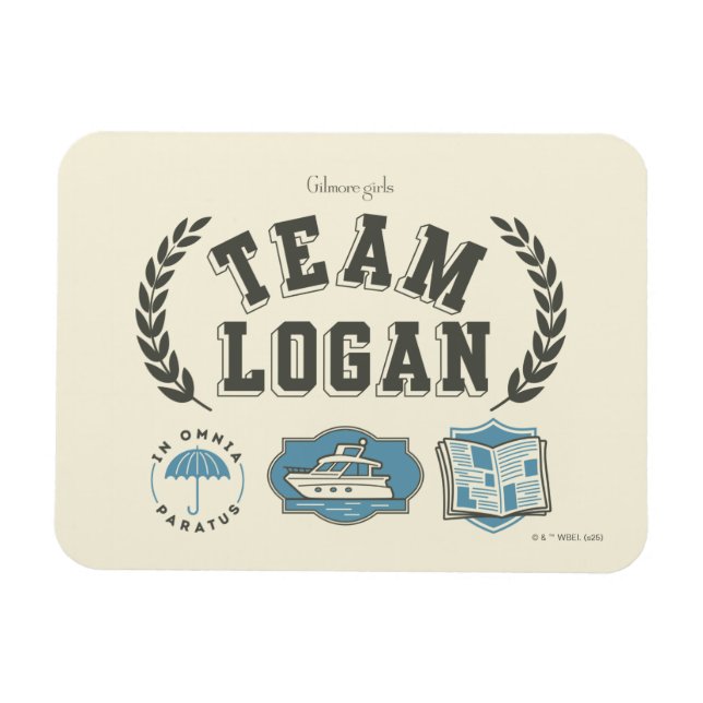 Team Logan Gilmore Girls Design Magnet (Horizontal)