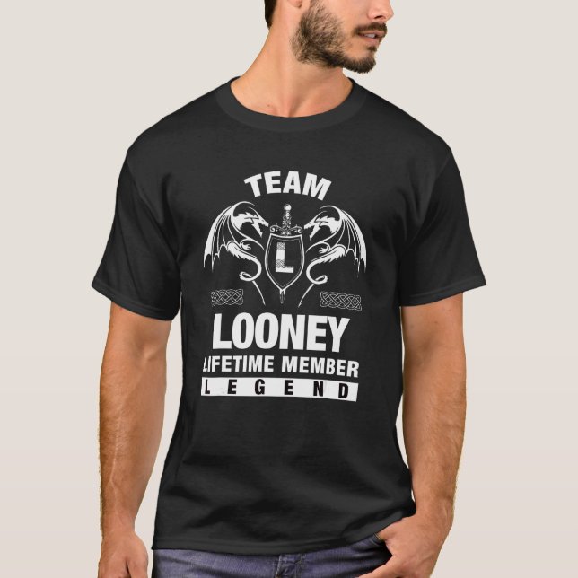 Team Looney Lifetime Member T-Shirt (Front)