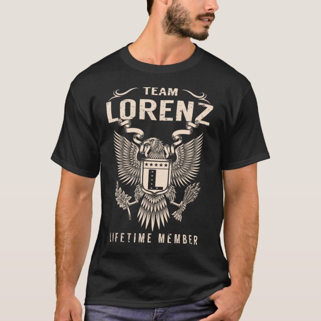 Team LORENZ Lifetime Member T-Shirt (Front)