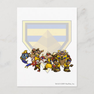 Team Lost Desert Group Postcard