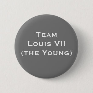 Team Louis VII (the Young) 6 Cm Round Badge