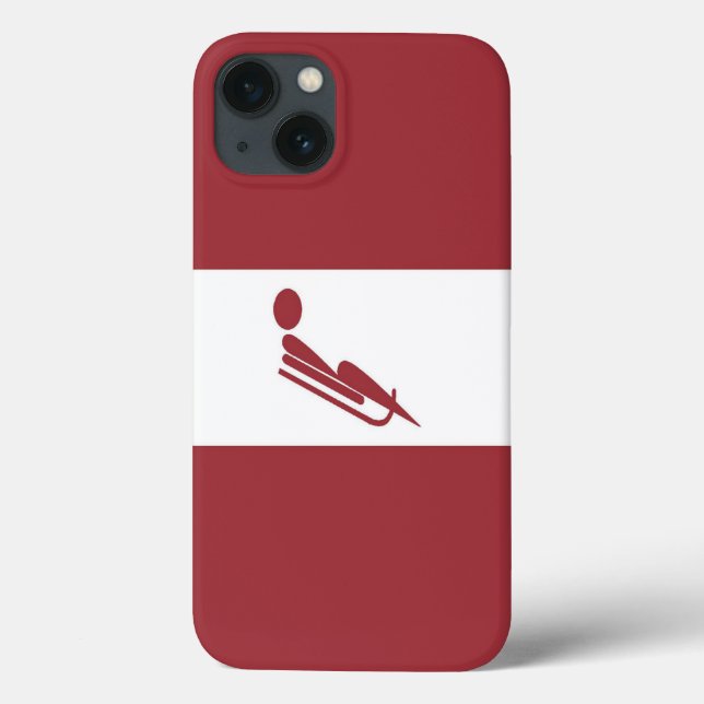 Team Luge Latvia Case-Mate iPhone Case (Back)