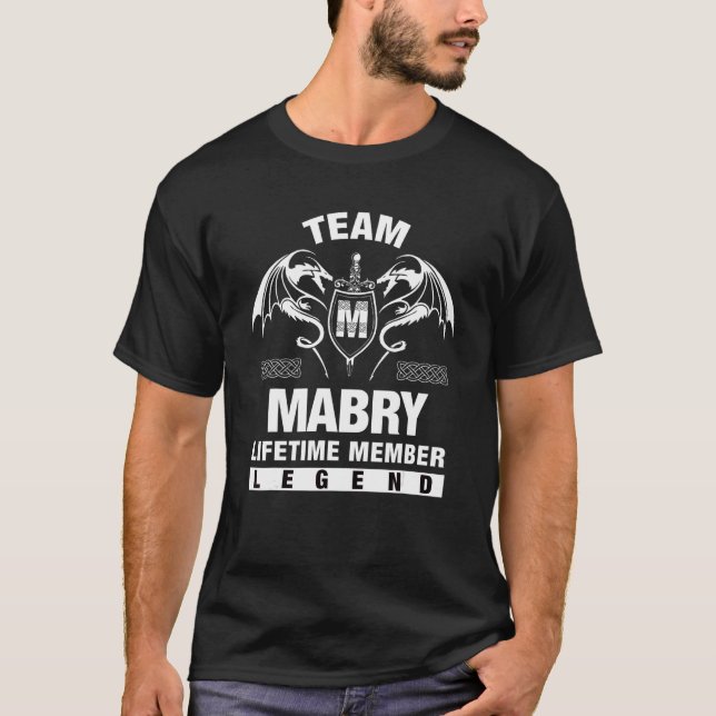 Team Mabry Lifetime Member T-Shirt (Front)