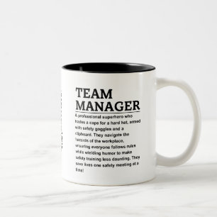 Team manager Two-Tone coffee mug