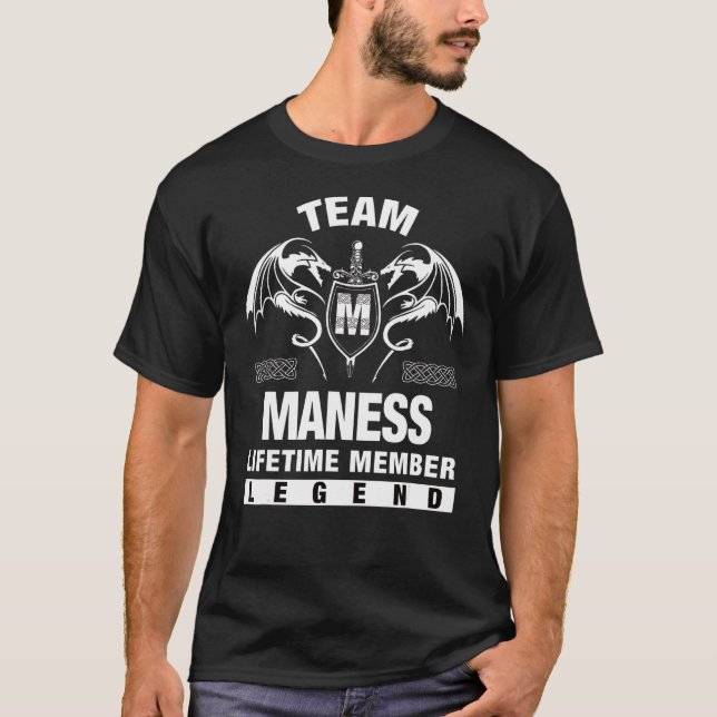Team Maness Lifetime Member T-Shirt (Front)
