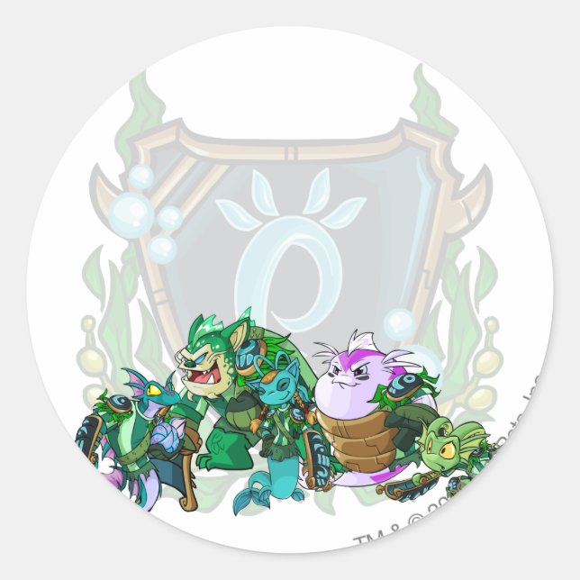 Team Maraqua Group Classic Round Sticker (Front)