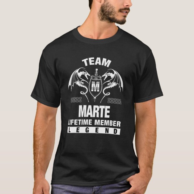 Team Marte Lifetime Member T-Shirt (Front)