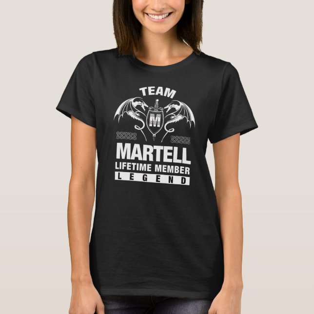 Team Martell Lifetime Member T-Shirt (Front)