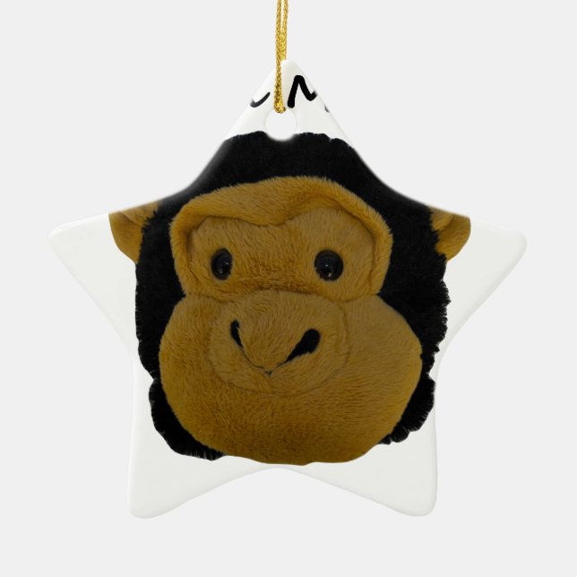 Team Mascot Ceramic Tree Decoration (Front)