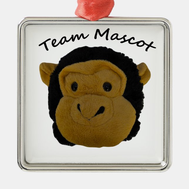 Team Mascot Metal Tree Decoration (Front)
