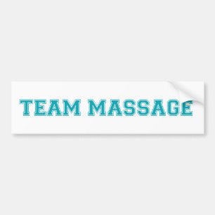 TEAM MASSAGE BUMPER STICKER