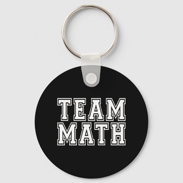 Team Math Key Ring (Front)