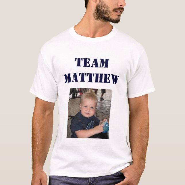 Team Matthew - Adult Male T-Shirt (Front)