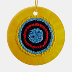 Team Matthew Sunflower for Autism Ceramic Tree Decoration