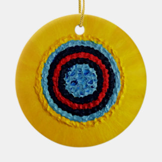 Team Matthew Sunflower for Autism Ceramic Tree Decoration