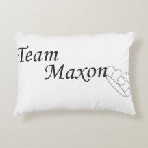 "Team Maxon" The Selection by Kiera Cass Pillow