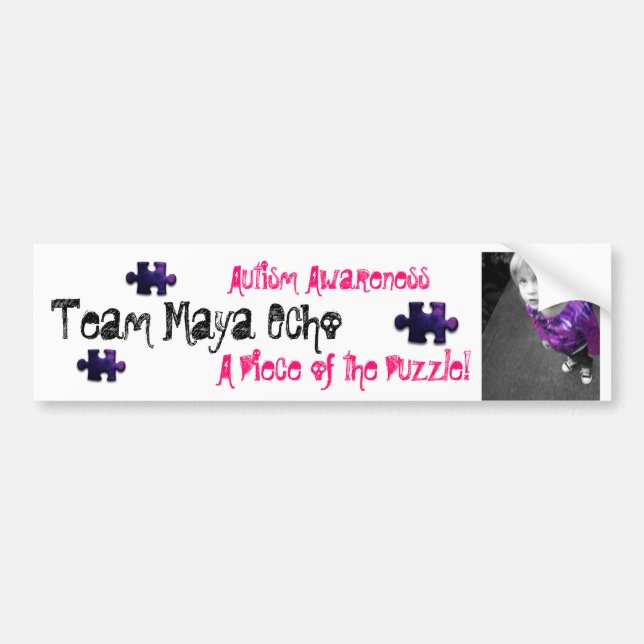 Team Maya Echo Bumper Sticker (Front)