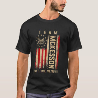 Team MCKESSON Lifetime Member American Flag T-Shirt