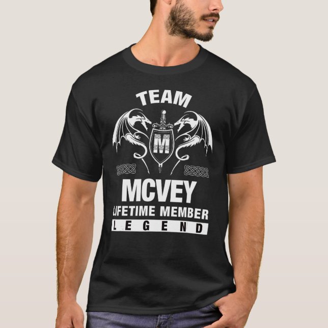 Team Mcvey Lifetime Member T-Shirt (Front)
