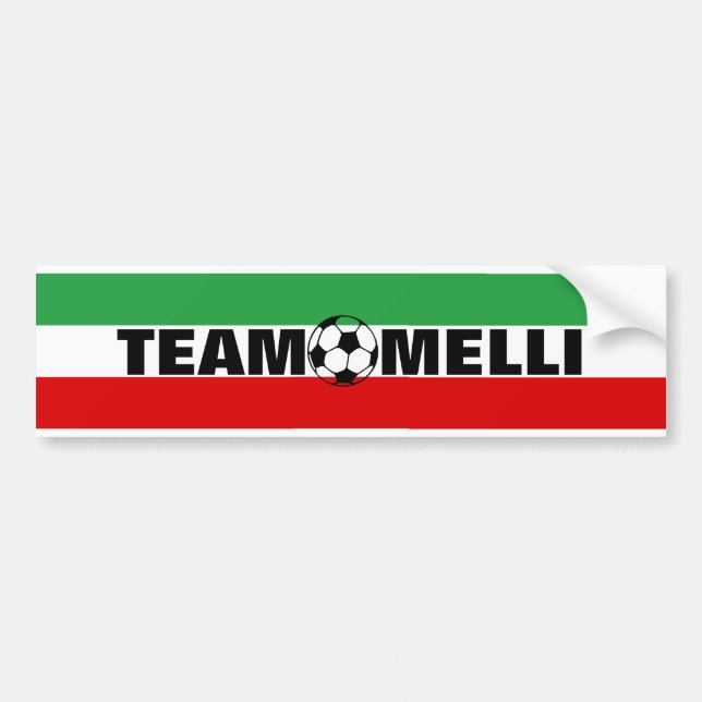 Team Melli .. Bumper Sticker (Front)