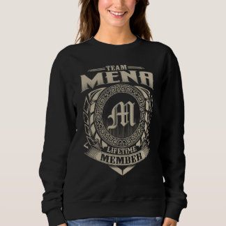 Team MENA Lifetime Member Surname MENA Family Vint Sweatshirt