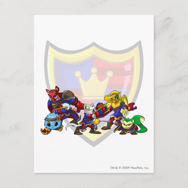 Team Meridell Group Postcard (Front)